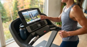 Smart screen and app connectivity in best treadmill brands.