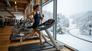 Daily marathon training using a treadmill for serious runners vs commercial gym treadmill through Canadian winters.