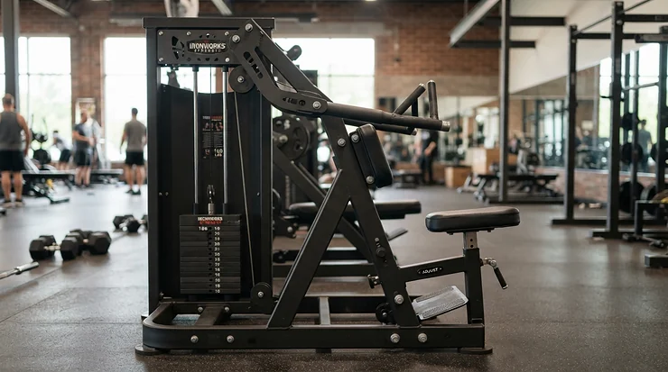 Examining heavy-duty construction in a treadmill for serious runners vs commercial gym treadmill setup.